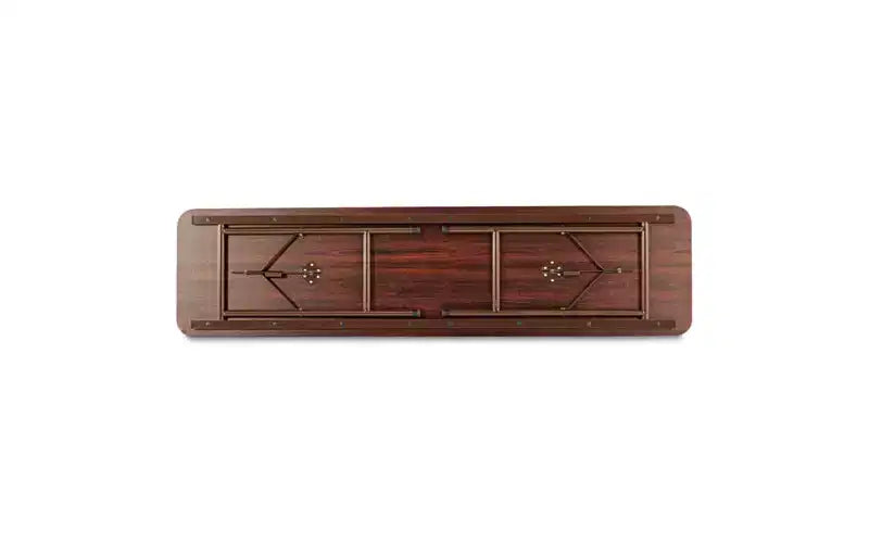 Klapptisch aus Holz, rechteckig, 71.88w x 17.75d x 29.13h, Mahagoni