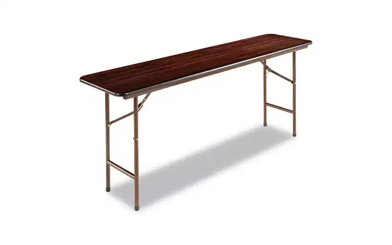 Klapptisch aus Holz, rechteckig, 71.88w x 17.75d x 29.13h, Mahagoni