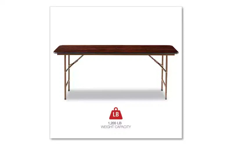 Klapptisch aus Holz, rechteckig, 71.88w x 17.75d x 29.13h, Mahagoni
