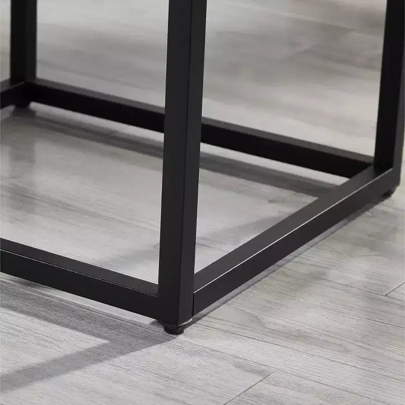 Juego de dormitorio de 2 piezas, cama tapizada afelpada en 3D con mesita de noche