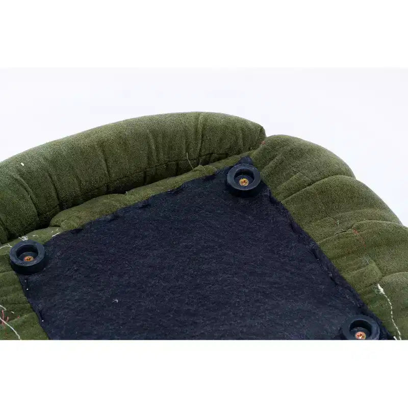 19W Ottoman-Fußhocker, Chenille-Schminkhocker im Knotendesign für Wohnzimmer und Schlafzimmer