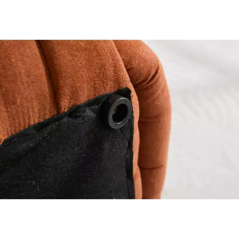 19W Ottoman-Fußhocker, Chenille-Schminkhocker im Knotendesign für Wohnzimmer und Schlafzimmer