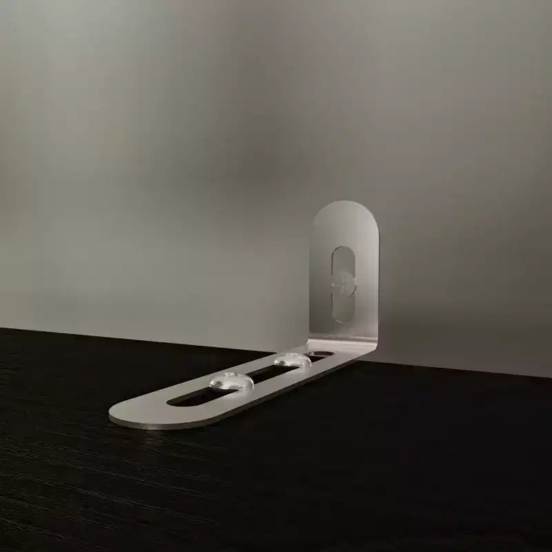 Estantería abierta, estante decorativo de forma única, almacenamiento multifuncional, negro