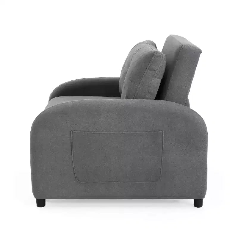 Sofá cama multifuncional 3 en 1 (con respaldo ajustable y bolsillo de almacenamiento)