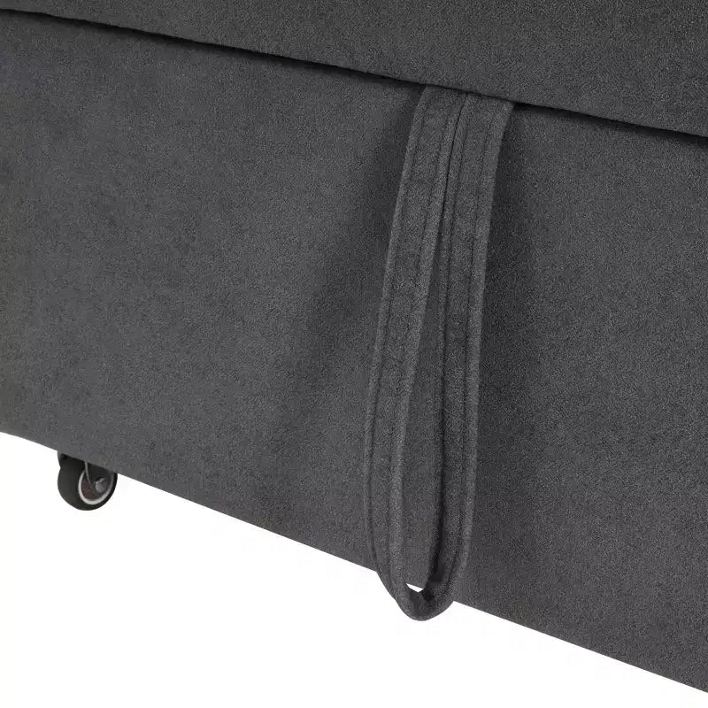 Sofá cama multifuncional 3 en 1 (con respaldo ajustable y bolsillo de almacenamiento)