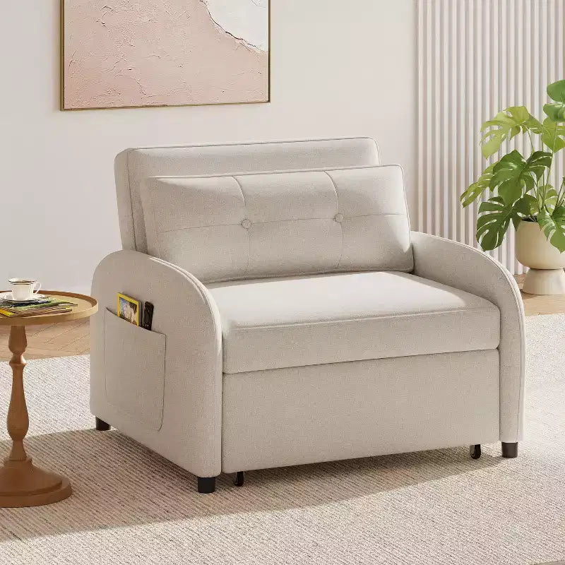 Multifunktionales Schlafsofa 3-in-1 (mit verstellbarer Rückenlehne und Aufbewahrungstasche)