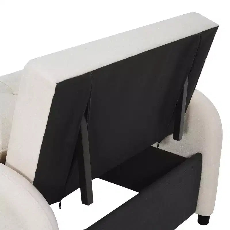 Sofá cama multifuncional 3 en 1 (con respaldo ajustable y bolsillo de almacenamiento)