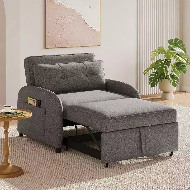 Multifunktionales Schlafsofa 3-in-1 (mit verstellbarer Rückenlehne und Aufbewahrungstasche)