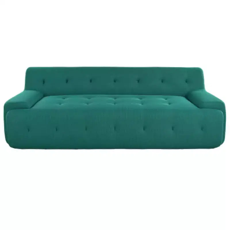 Modernes Sofa im minimalistischen Stil mit getuftetem Design und Polsterung, 3-Sitzer-Kompressionssofa für Wohnzimmer, Schlafzimmer und Apartment