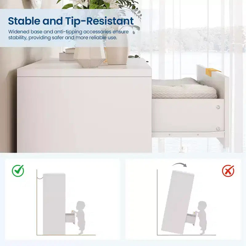 Kommode mit 4 Schubladen, gerillte moderne Kommode, 38.6, mit goldenen Griffen, vielseitiger Stauraum für Schlafzimmer, Wohnzimmer, Flur und Kinderzimmer