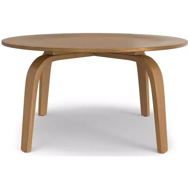 Runder, moderner Couchtisch, 34 inch breit