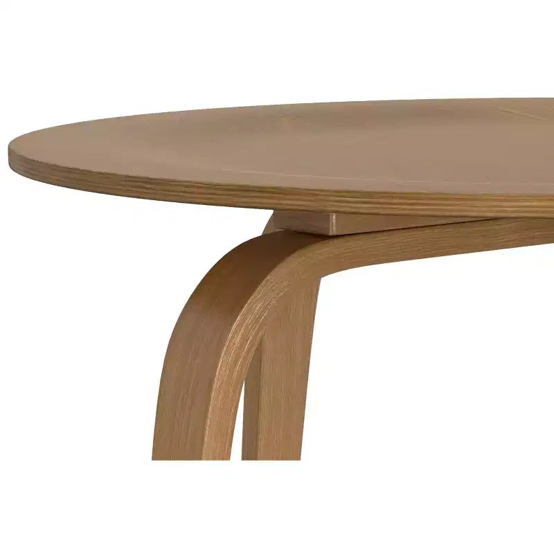 Runder, moderner Couchtisch, 34 inch breit