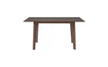 Table de cuisine rectangulaire de 60 pour 4 personnes, table à manger minimaliste avec cadre en bois massif, polyvalente pour la salle à manger et le salon, capacité de 450 lbs