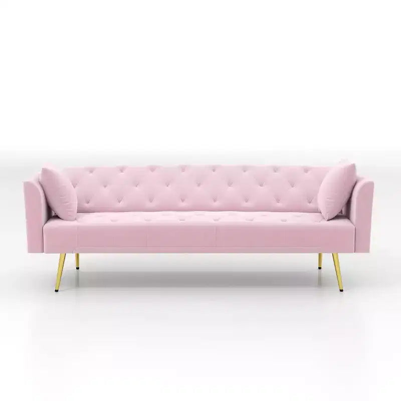 Moderner Schlafsessel aus Samt mit 3-fach verstellbarer Rückenlehne, umwandelbares Schlafsofa für kleine Wohnzimmer oder Gästezimmer